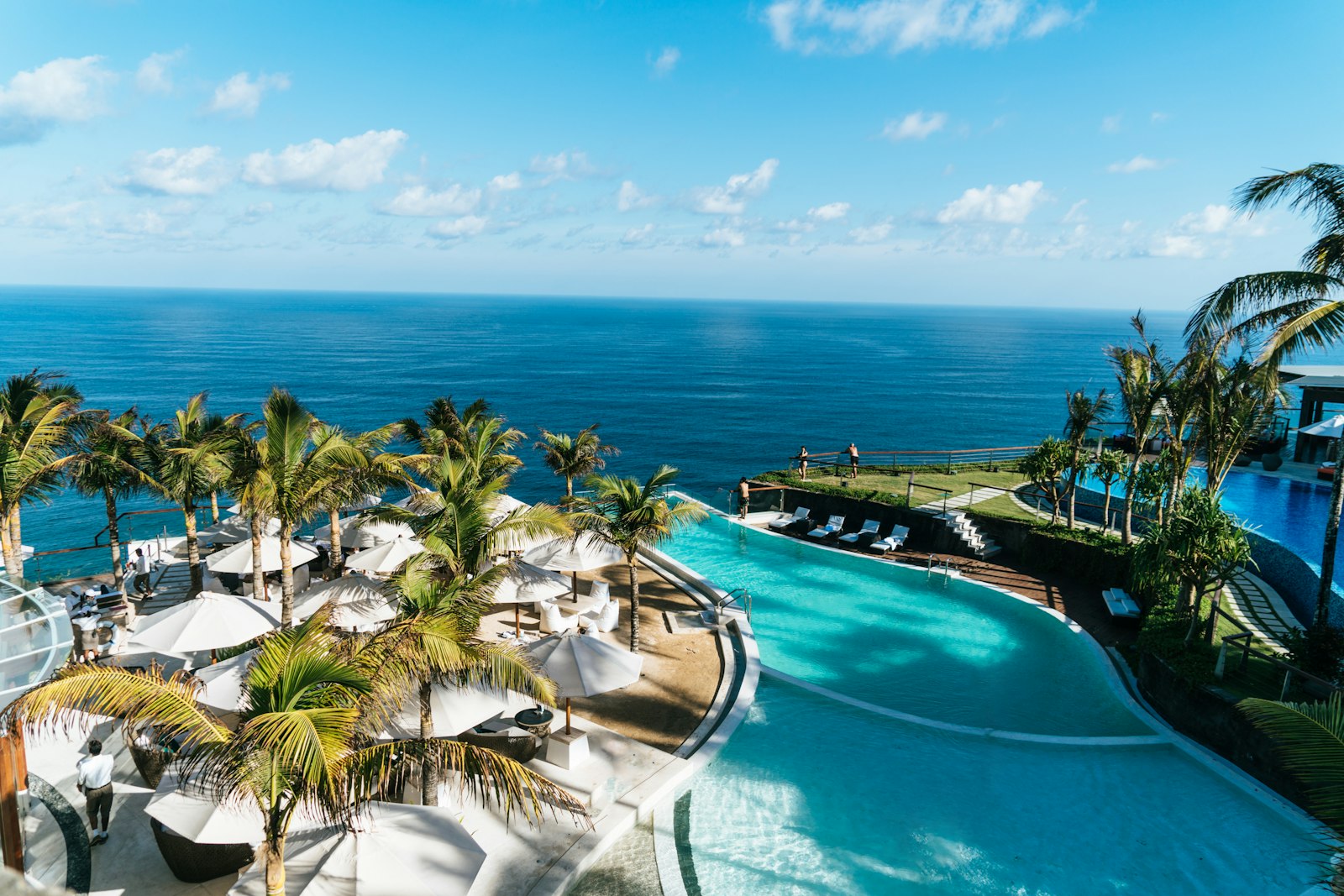Poolside setting reflecting the VASSA life and style approach